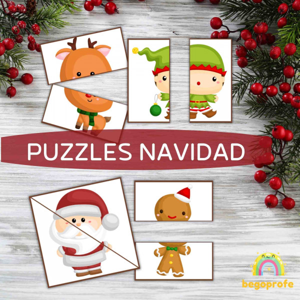 Puzzles fáciles de Navidad | Easy Christmas Puzzles