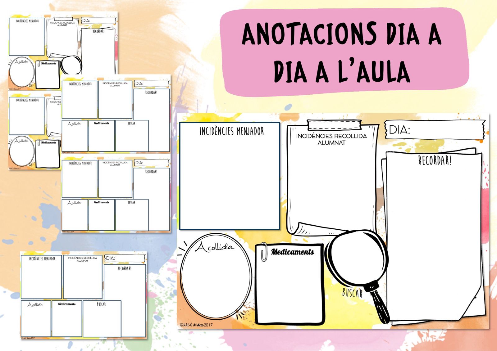 Anotacions dia a dia a l'aula