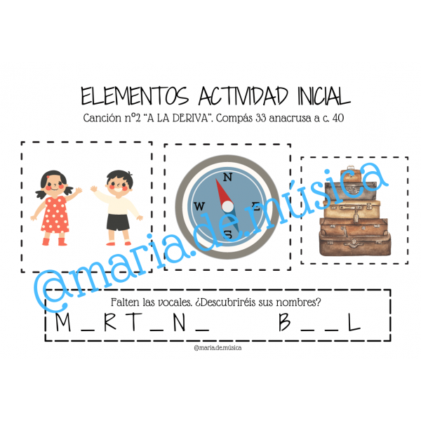 Cantània EL NAUFRAGI Activitat inicial