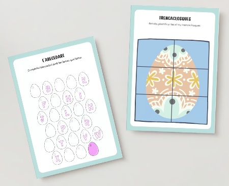 Profes Papel Tijera Llibret de Pasqua