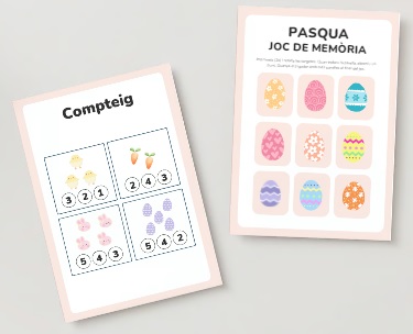 Profes Papel Tijera El meu llibret de Pasqua