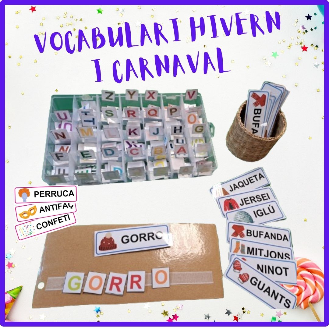 JOC VOCABULARI HIVERN I CARNAVAL + ABECEDARI