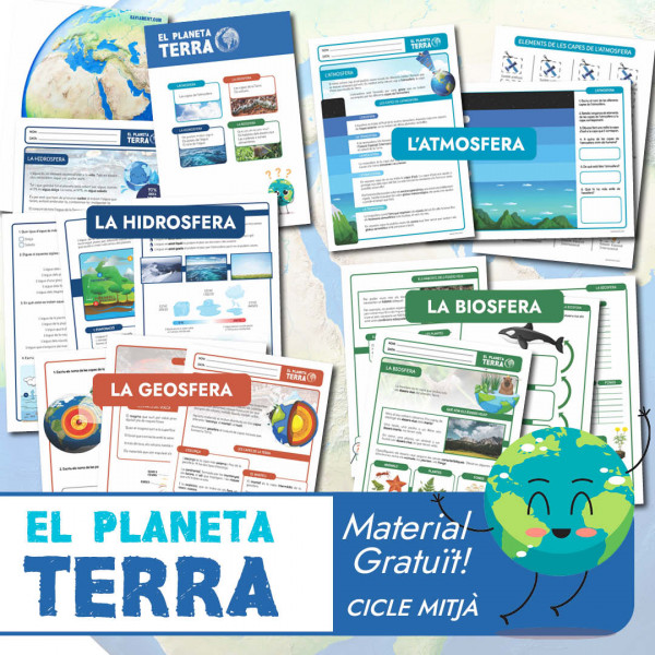 EL PLANETA TERRA - Fitxes per a Cicle Mitjà
