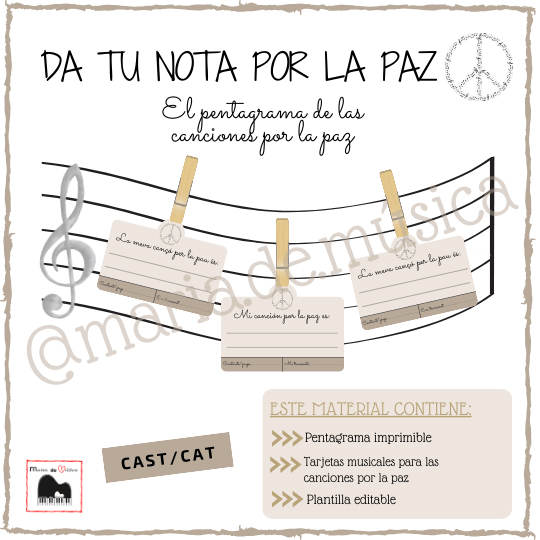 Da tu nota por la paz