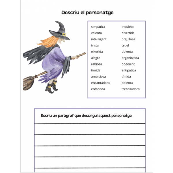 Descripció de personatges