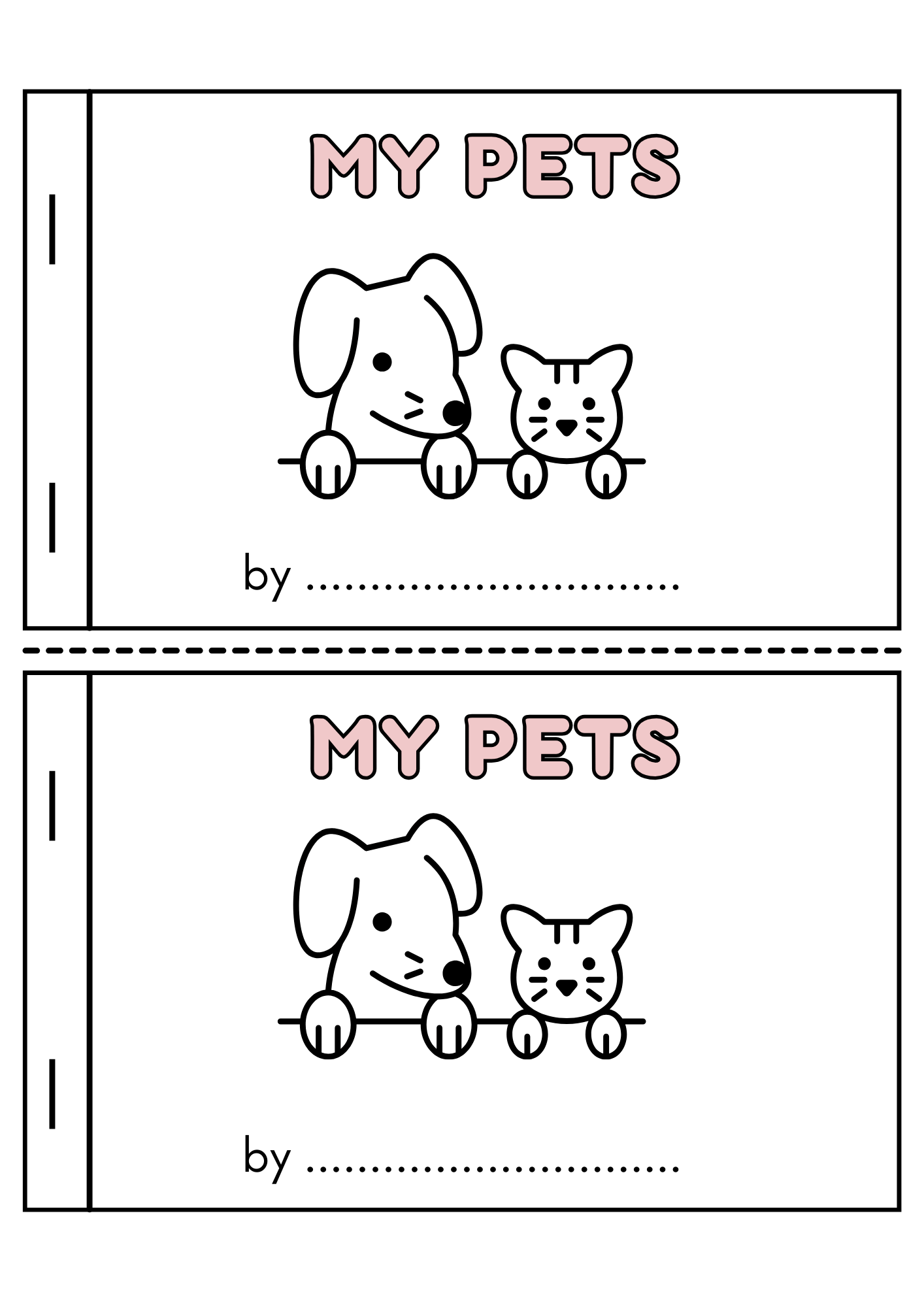 Mini book: My pets