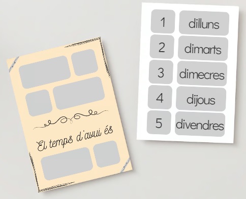 Calendari d'aula + Temps meteorològic