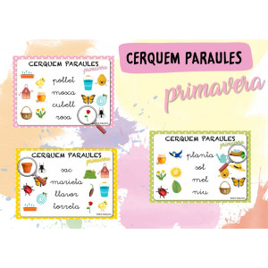 Cerquem paraules de primavera en lletra lligada