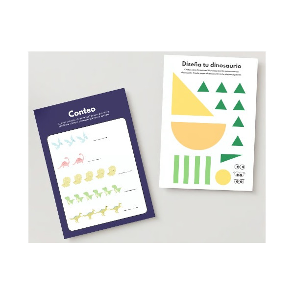 Dinosaurios: actividades variadas