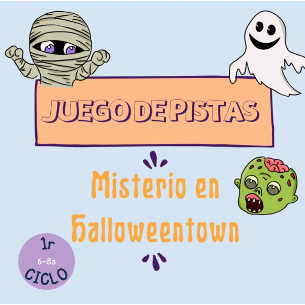 JUEGO DE PISTAS (PRIMER CICLO): Misterio en Halloweentown (CAST / CAT)