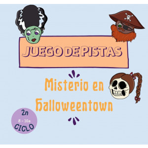 JUEGO DE PISTAS (SEGUNDO CICLO): Misterio en Halloweentown (CAST / CAT)
