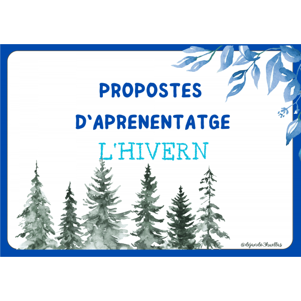 PROPOSTES D'APRENENTATGE DE L'HIVERN