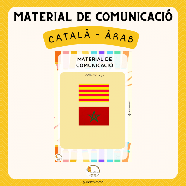 Material de comunicació Català-Àrab