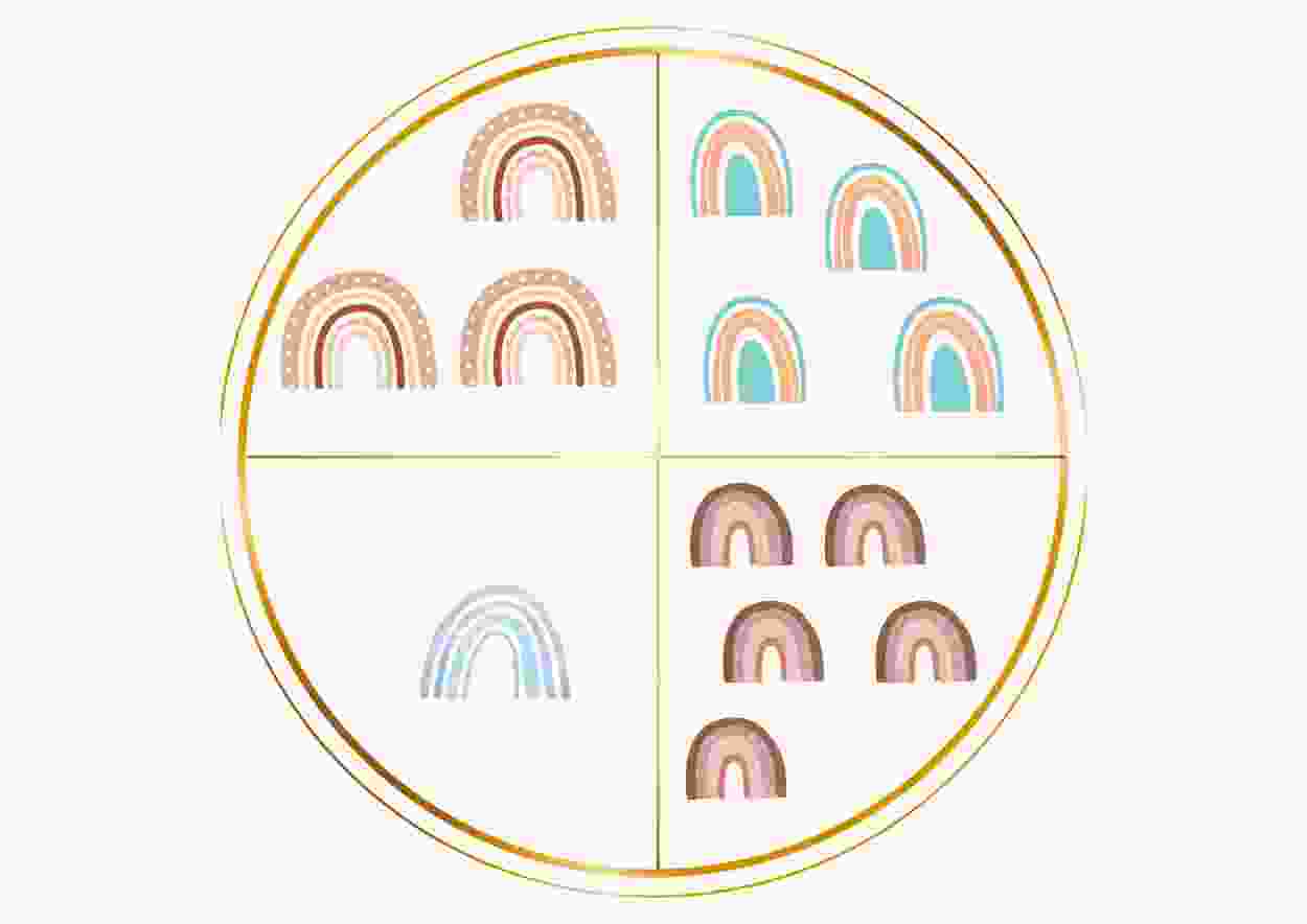 Ruleta conteo Arcoiris