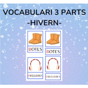 Vocabulari 3 parts - HIVERN