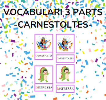 Vocabulari 3 parts - CARNESTOLTES