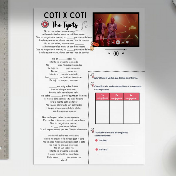 10 CANÇONS PER A LES TEVES CLASSES DE LLENGUA