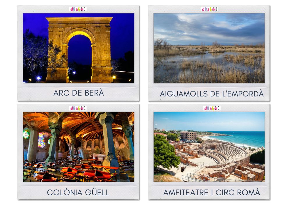 Polaroids amb racons de Catalunya