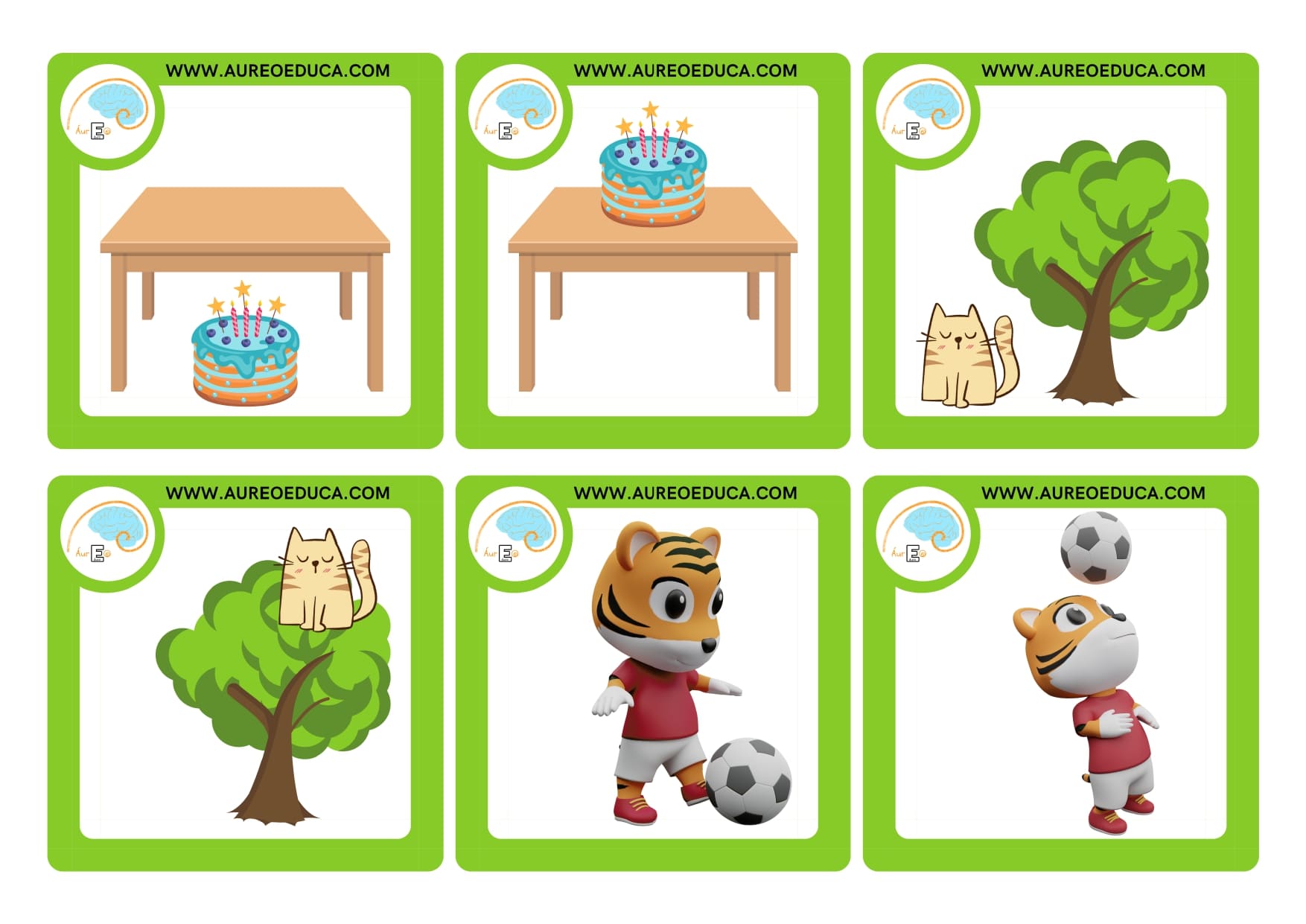 Orientación espacial. Arriba y abajo