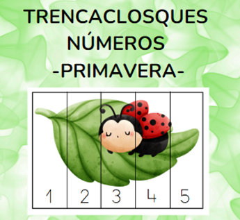 Trencaclosques números PRIMAVERA