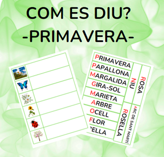COM ES DIU? - PRIMAVERA