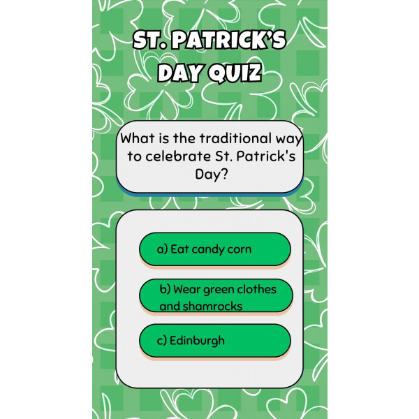 St. Patrick's quiz video