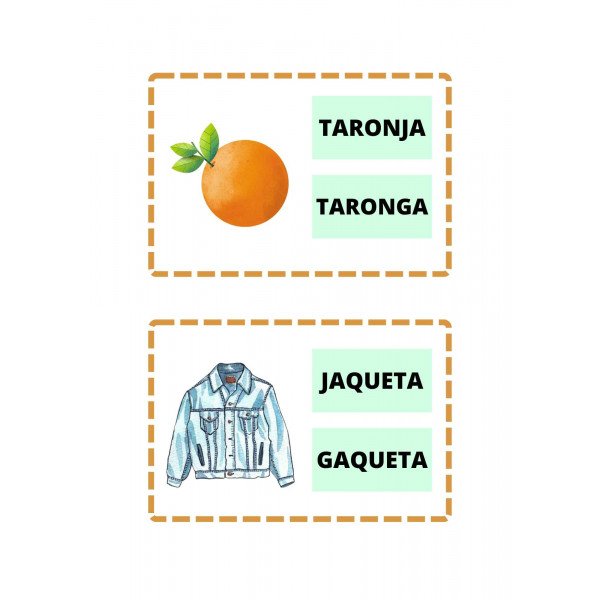 Ortografia de la G i la J