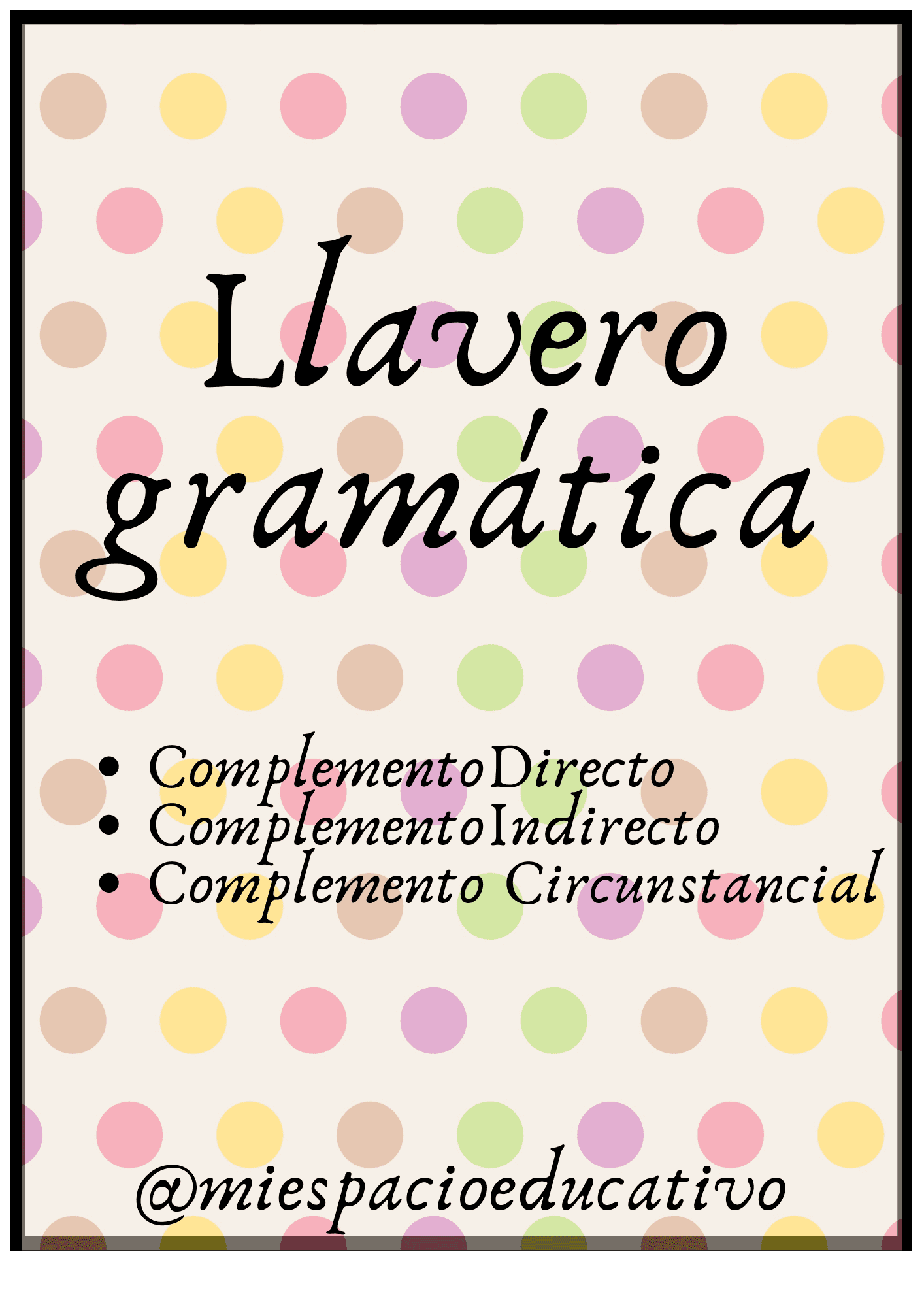 Llavero Gramatical