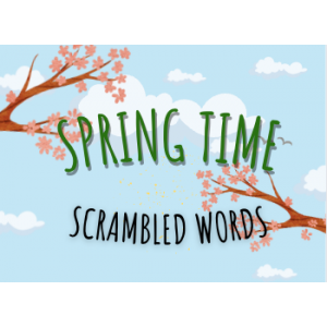 SCRAMBLED WORDS: SPRING
