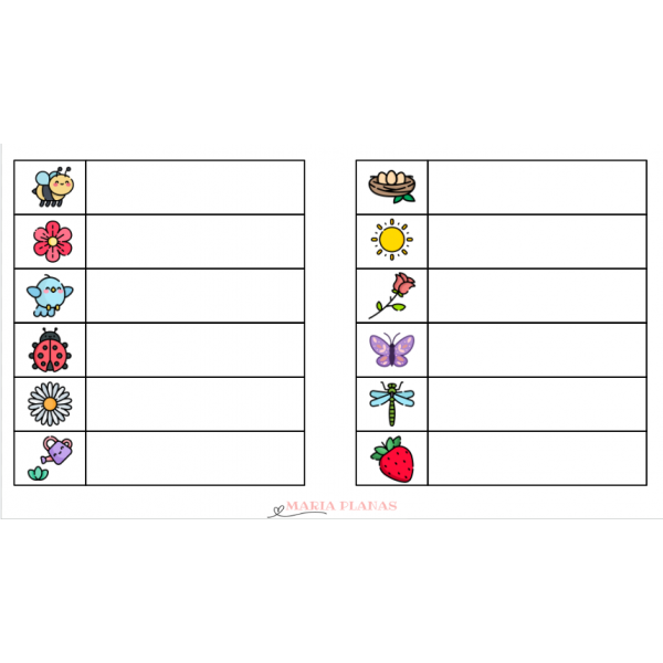 DICTADO MUDO PRIMAVERA