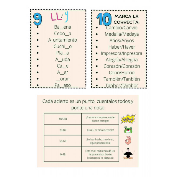 Repasamos la ortografia