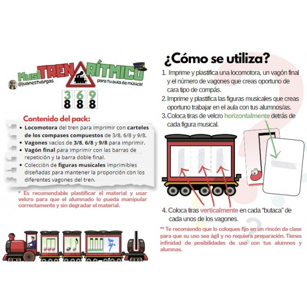 MusiTREN Rítmico - Pack 2 (3/8, 6/8 y 9/8)