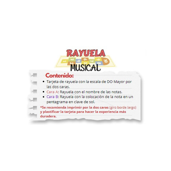 Rayuela musical de dedos