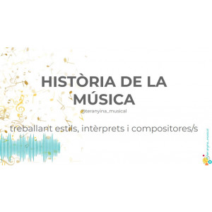 HISTÒRIA DE LA MÚSICA I GÈNERES MUSICALS