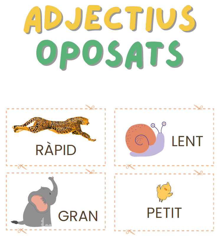 adjectius oposats