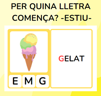 Per quina lletra comença? - ESTIU