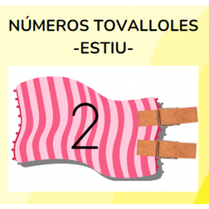 Números tovalloles ESTIU