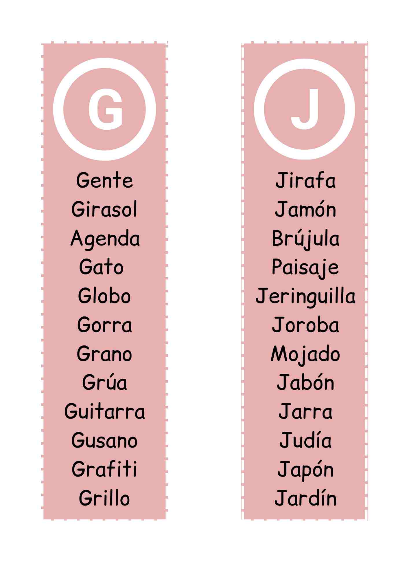 Cestas de la ortografía