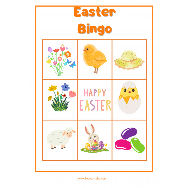 Easter bingo