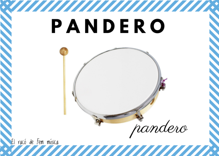 CARTELLS D'INSTRUMENTS DE PERCUSSIÓ