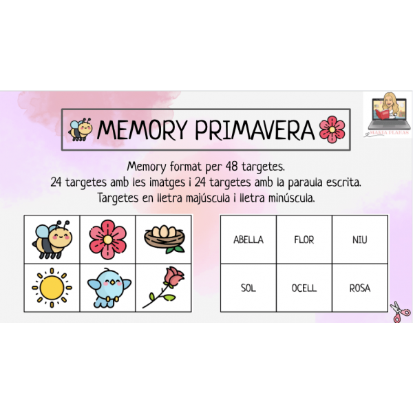 5 RACONS PRIMAVERA. ESTACIONS APRENENTATGE LECTOESCRIPTURA. VOCABULARI PRIMAVERA.