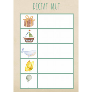 DICTAT MUT PARAULES LLARGUES/ SIL·LABA TRAVADA