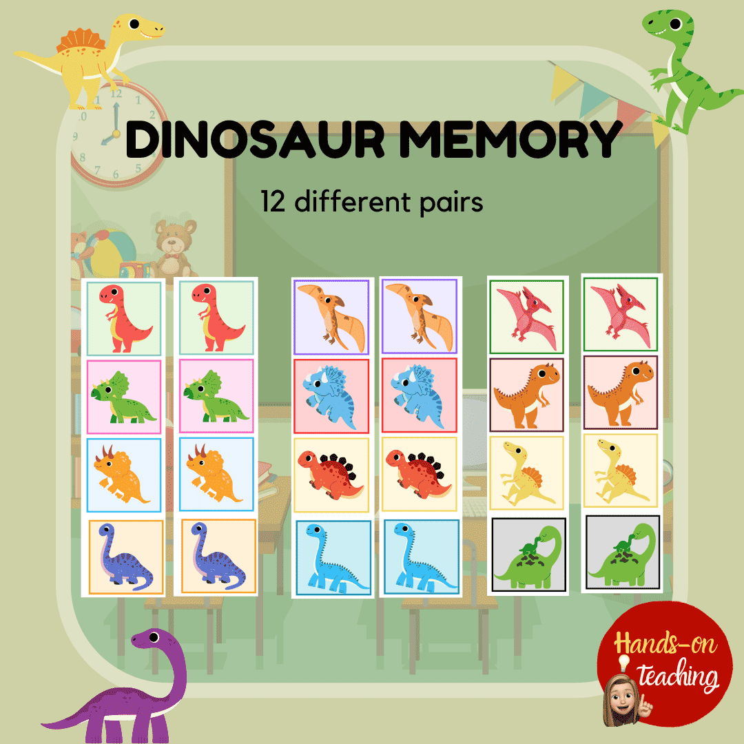 DINOSAUR MEMORY GAME