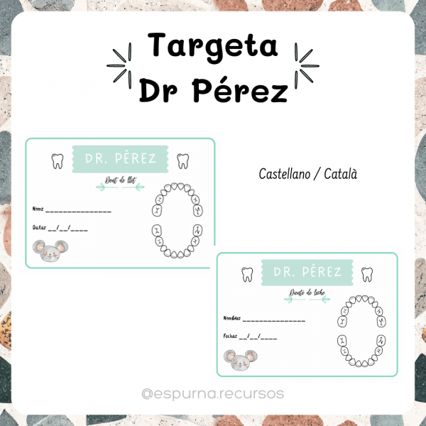 Targeta Dr. Pérez CATALÀ