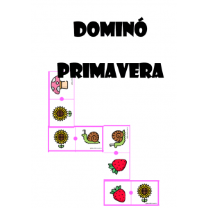 Dominó imágenes - primavera