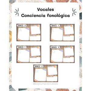 CONCIENCIA FONOLÓGICA: LAS VOCALES