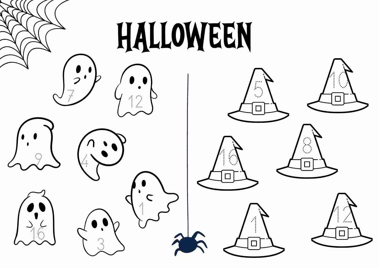 Bingo números halloween