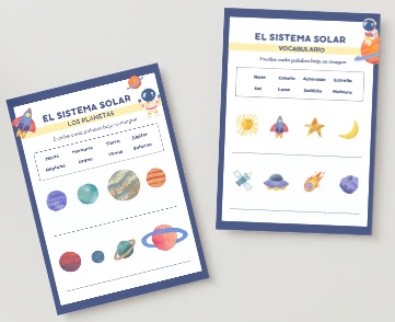 El sistema solar: actividades