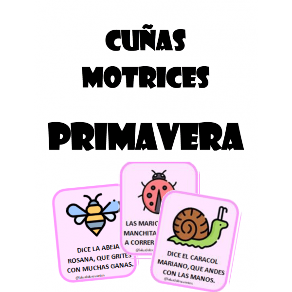 Cuñas motrices - primavera
