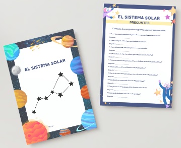 El sistema solar: activitats